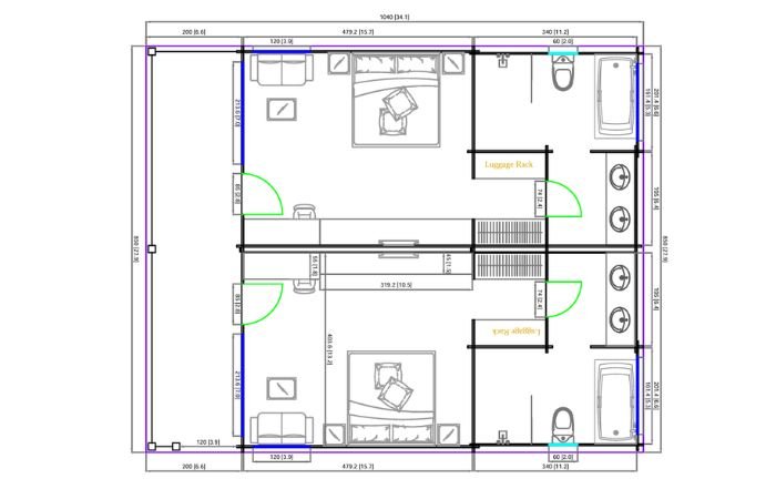 La Cabana Twin Suite Room - Image 7